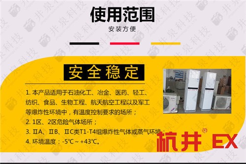 油站防爆空調(diào)機案例圖